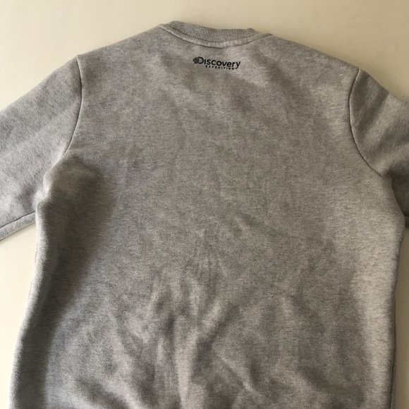 Grey Dicovery Expedition Crewneck Sweatshirt - Picture 1 of 3